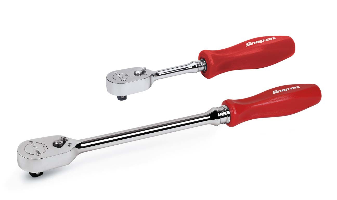 2 pc Dual 80® Technology Hard Grip Long Handle Ratchet Set (Red) | RAT2TFHLDR 2 pc Dual 80® Technology Hard Grip Long Handle Ratchet Set (Red) | RAT2TFHLDR